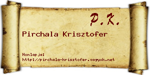 Pirchala Krisztofer névjegykártya